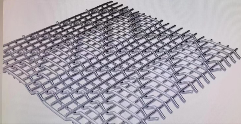 5. Five-shaft woven wire mesh